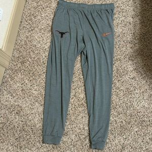**Texas Longhorn Team Issued** Gray Nike Dri-Fit Joggers